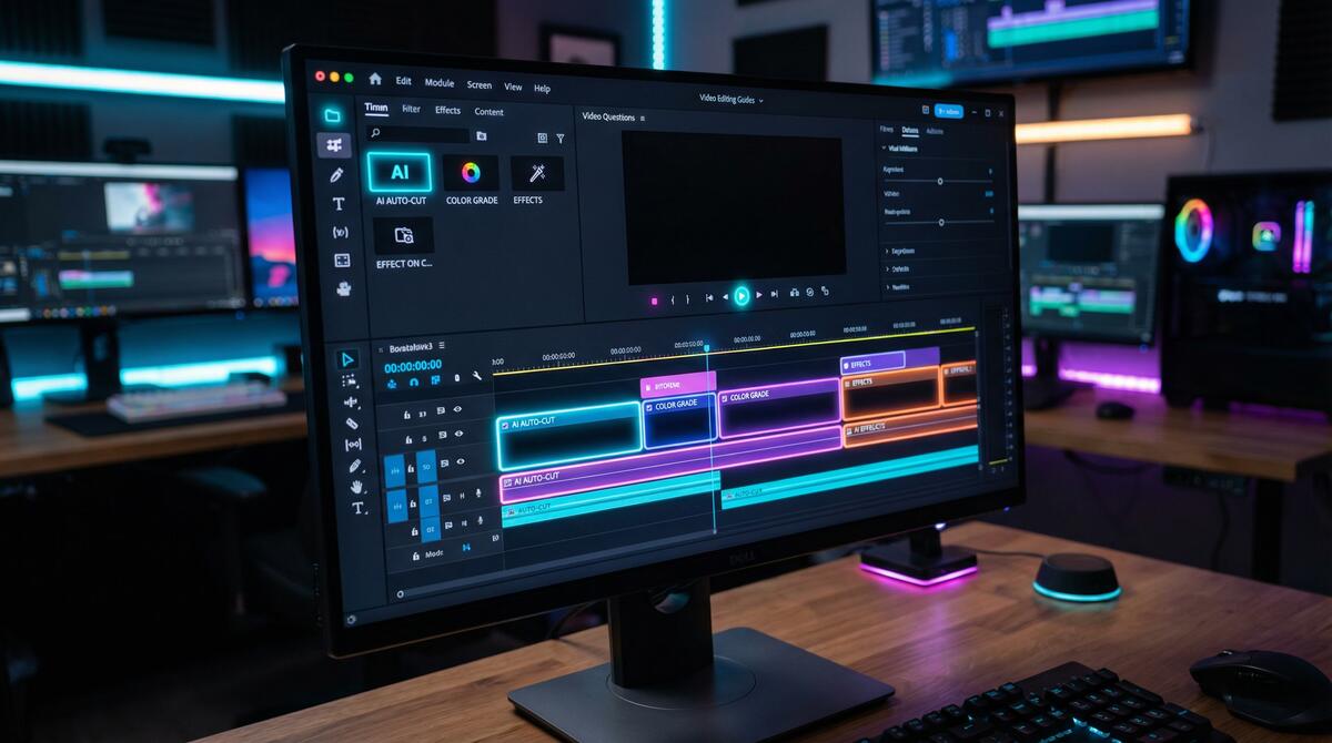 草莓视频 AI视频剪辑工具界面